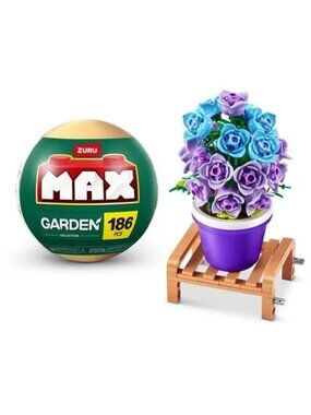 Zuru Max Garden Potted Flowers Collection Building Brick Capsule- 186 Pieces CAM